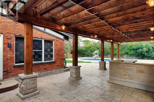 4289 Regional 25 Road, Oakville, ON - Outdoor With In Ground Pool With Deck Patio Veranda With Exterior