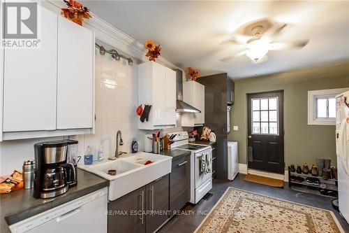 167 James St N, Hamilton, ON - Indoor Photo Showing Kitchen With Double Sink