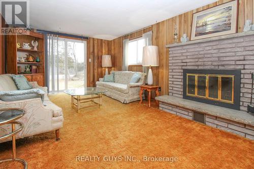 1002 Yankee Line, Smith-Ennismore-Lakefield, ON - Indoor Photo Showing Living Room With Fireplace