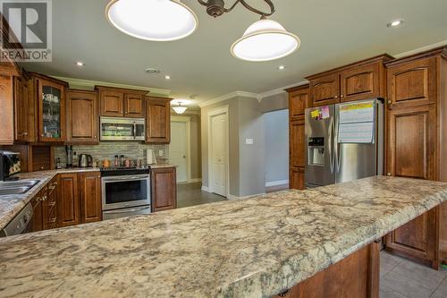73 Main Road, Bristols Hope, NL - Indoor Photo Showing Kitchen With Stainless Steel Kitchen
