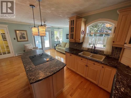 12 Adams Avenue, Bishop'S Falls, NL - Indoor Photo Showing Kitchen With Double Sink