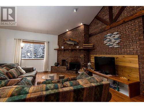 5255 Deep Creek Drive, Terrace, BC - Indoor Photo Showing Living Room With Fireplace
