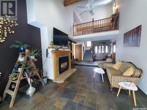 21 Lawrence Road, Kamsack, SK - Indoor With Fireplace