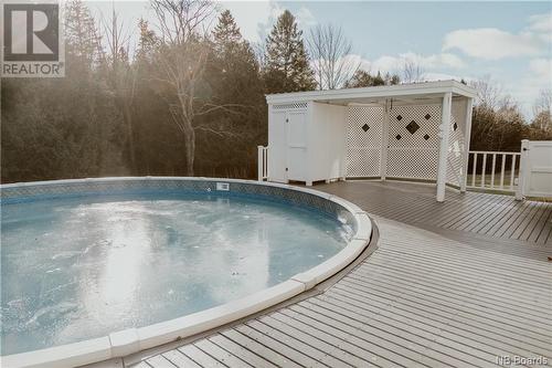 80 Lockhart Mill Road, Jacksonville, NB - Outdoor With Above Ground Pool