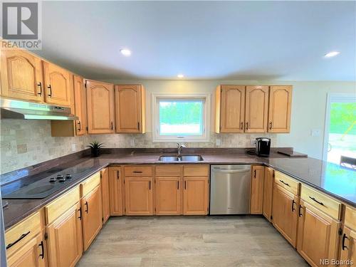 2049 Route 760, Elmsville, NB - Indoor Photo Showing Kitchen With Double Sink