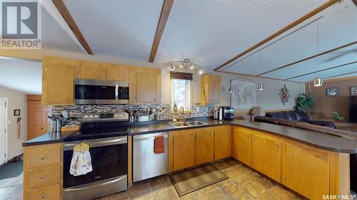 230 Wright Road, Moosomin, SK - Indoor Photo Showing Kitchen With Double Sink