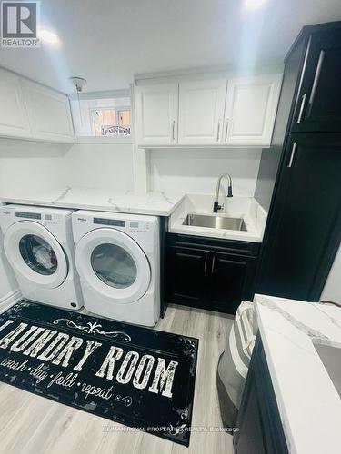 Bsmt - 19 Beech Street, Ajax, ON - Indoor Photo Showing Laundry Room