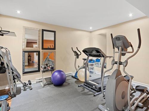 Exercise room - 85 Rue Des Arondelles, Varennes, QC - Indoor Photo Showing Gym Room