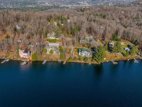 Aerial photo - 48 Ch. Gobeille, Saint-Sauveur, QC - Outdoor With Body Of Water With View