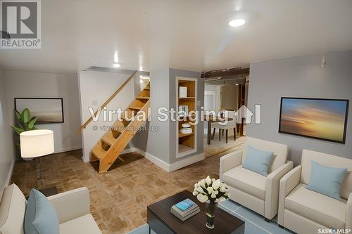 1652 98Th Street, North Battleford, SK - Indoor Photo Showing Living Room