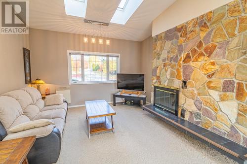 2819 Erickson Road, Erickson, BC - Indoor Photo Showing Living Room With Fireplace