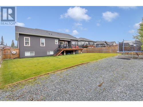 5481 Woodvalley Drive, Prince George, BC - Outdoor With Deck Patio Veranda With Backyard