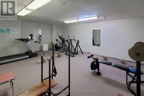 #1605 -225 Harvard Pl N, Waterloo, ON - Indoor Photo Showing Gym Room