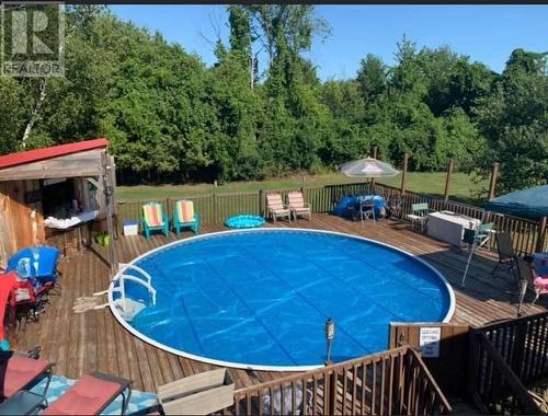 78 Bay Road, Lombardy, ON - Outdoor With Above Ground Pool With Backyard