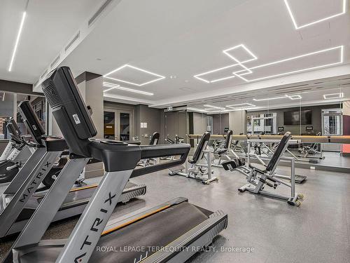 307-75 Canterbury Pl, Toronto, ON - Indoor Photo Showing Gym Room