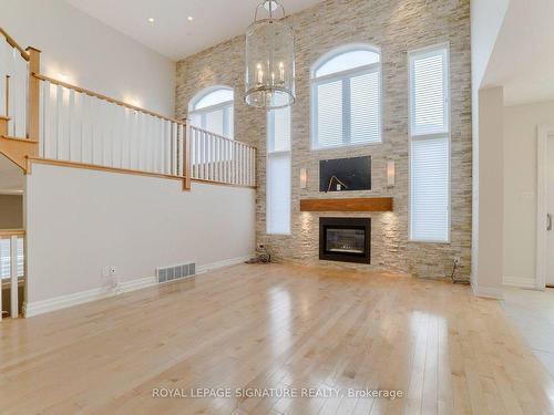 2465 Tesla Cres, Oakville, ON - Indoor With Fireplace