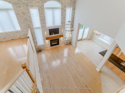 2465 Tesla Cres, Oakville, ON - Indoor Photo Showing Other Room With Fireplace