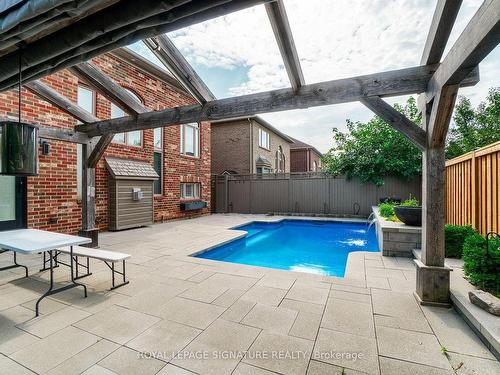 2465 Tesla Cres, Oakville, ON - Outdoor With In Ground Pool