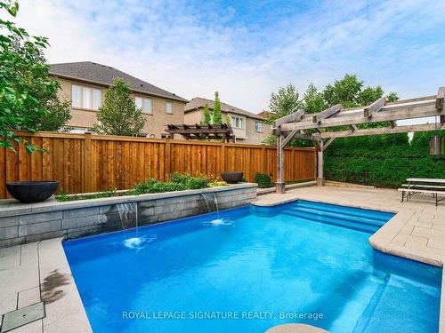 2465 Tesla Cres, Oakville, ON - Outdoor With In Ground Pool With Backyard