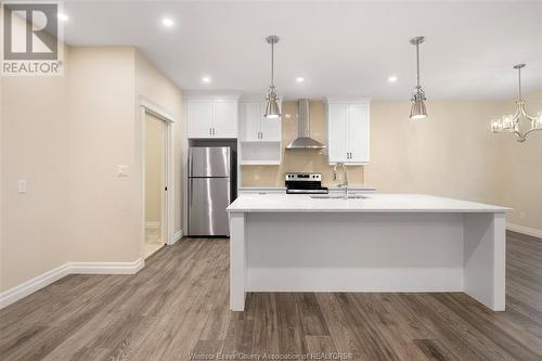 53 Belleview Unit# Upper, Kingsville, ON - Indoor Photo Showing Kitchen With Upgraded Kitchen