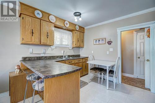 6 Lundrigans Lane, Upper Island Cove, NL - Indoor Photo Showing Kitchen With Double Sink