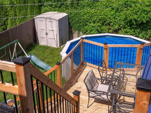 Backyard - 1061 Rue De Magellan, Laval (Fabreville), QC - Outdoor With Deck Patio Veranda With Exterior