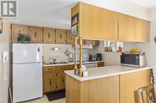 313 Macdonald Ave # 402, Sault Ste. Marie, ON - Indoor Photo Showing Kitchen With Double Sink