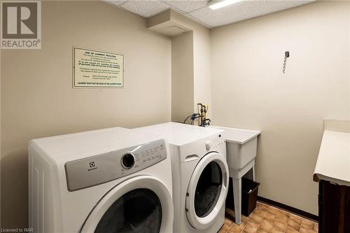 Exclusive Use of Laundry for each Floor - 141 Church Street Unit# 402, St. Catharines, ON - Indoor Photo Showing Laundry Room