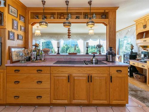 4111 Mikkelson Frontage Road, Tappen, BC - Indoor Photo Showing Kitchen With Double Sink