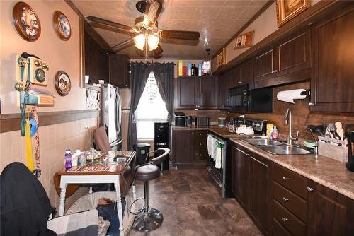 3 Dundee Street, Brantford, ON - Indoor Photo Showing Kitchen With Double Sink