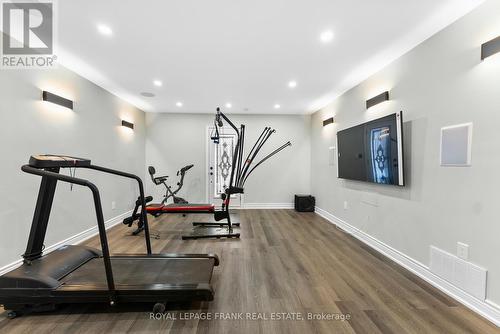 1026 Halferty Rd, North Frontenac, ON - Indoor Photo Showing Gym Room
