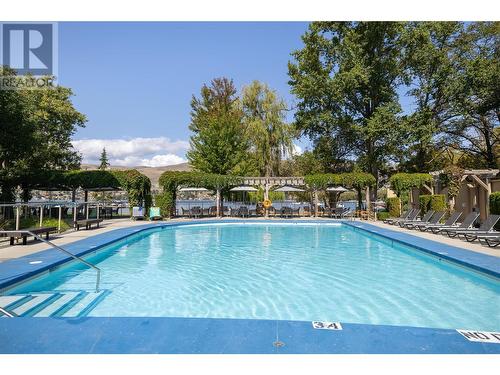7343 Okanagan Landing Road Unit# 2307, Vernon, BC - Outdoor With In Ground Pool With Backyard