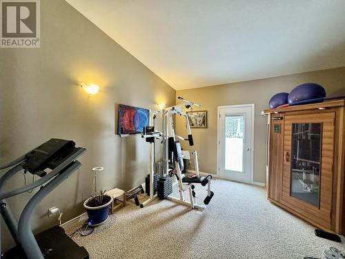 6476 Messner Road, Horse Lake, BC - Indoor Photo Showing Gym Room