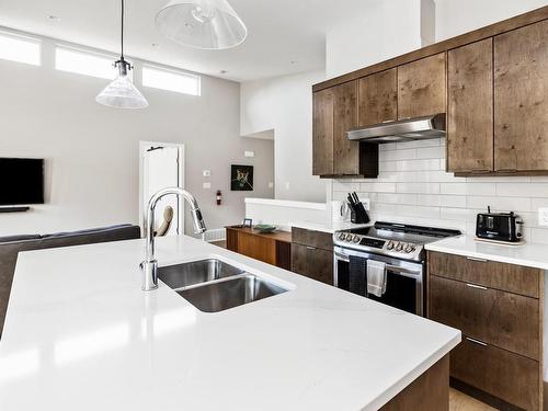 7050 Sha-Elum Dr, Lake Cowichan, BC - Indoor Photo Showing Kitchen With Double Sink