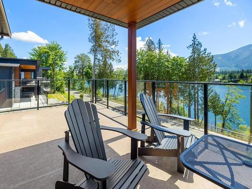 7050 Sha-Elum Dr, Lake Cowichan, BC - Outdoor With Body Of Water With Deck Patio Veranda With Exterior