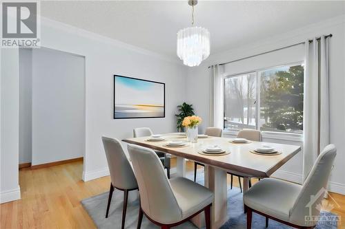 Virtually staged - 2508 Rideau Ferry Road, Perth, ON - Indoor Photo Showing Dining Room