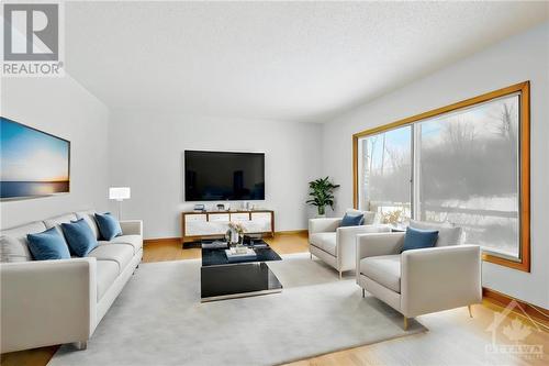 Virtually staged - 2508 Rideau Ferry Road, Perth, ON - Indoor Photo Showing Living Room