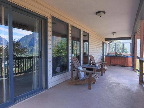 102 Pine Ridge Road, Lillooet, BC - Outdoor With Deck Patio Veranda With Exterior