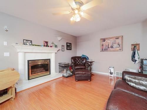 1927 Sage Place, Merritt, BC - Indoor Photo Showing Living Room With Fireplace