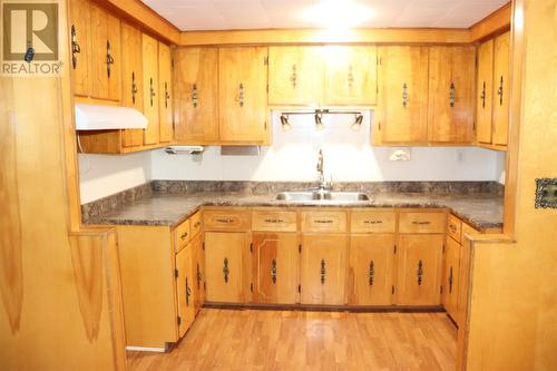 28 Pleasant Street, Stephenville Crossing, NL - Indoor Photo Showing Kitchen With Double Sink