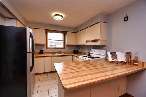 804 Nebo Road, Glanbrook, ON - Indoor Photo Showing Kitchen With Double Sink