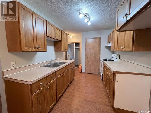 9038 Panton Avenue, North Battleford, SK - Indoor Photo Showing Kitchen With Double Sink