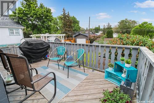501 5Th Avenue Nw, Swift Current, SK - Outdoor With Deck Patio Veranda With Exterior