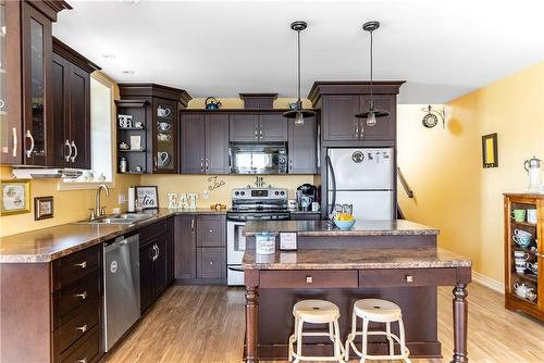 In-Law Suite - 226 Woolverton Road, Grimsby, ON - Indoor Photo Showing Kitchen With Double Sink