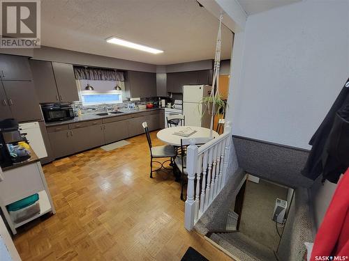 4701 Express Avenue, Macklin, SK - Indoor Photo Showing Kitchen With Double Sink