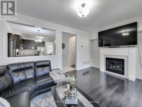 115 Pedwell St, Clarington, ON - Indoor Photo Showing Living Room With Fireplace