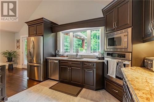 3 Teddy Bear Lane, South Bruce Peninsula, ON - Indoor Photo Showing Kitchen With Stainless Steel Kitchen