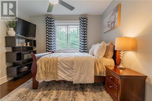 Completing the main floor, two additional bedrooms and a four-piece bathroom. - 3 Teddy Bear Lane, South Bruce Peninsula, ON - Indoor Photo Showing Bedroom