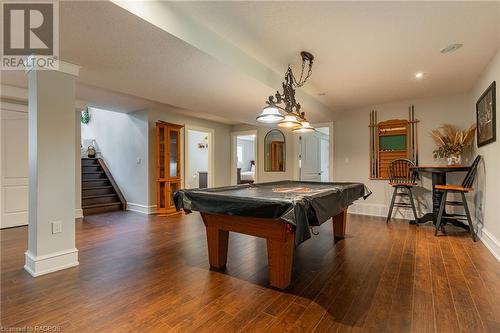 The lower level boasts in-floor heating, ensuring comfort throughout the year. - 3 Teddy Bear Lane, South Bruce Peninsula, ON - Indoor Photo Showing Other Room