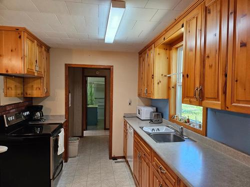 432 Alexander Road, Nakusp, BC - Indoor Photo Showing Kitchen With Double Sink